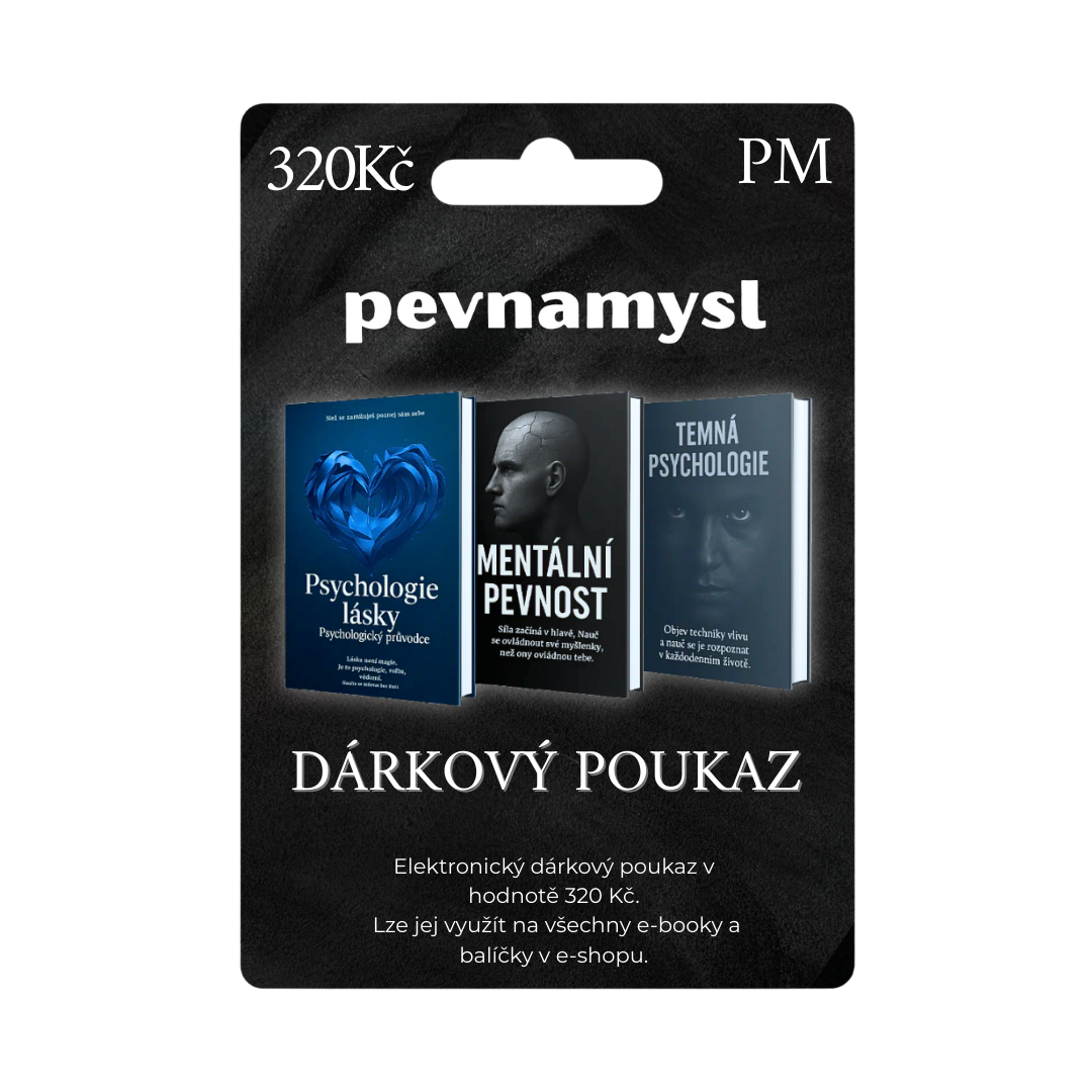 DÁRKOVÝ POUKAZ NA E-KNIHY 320 Kč